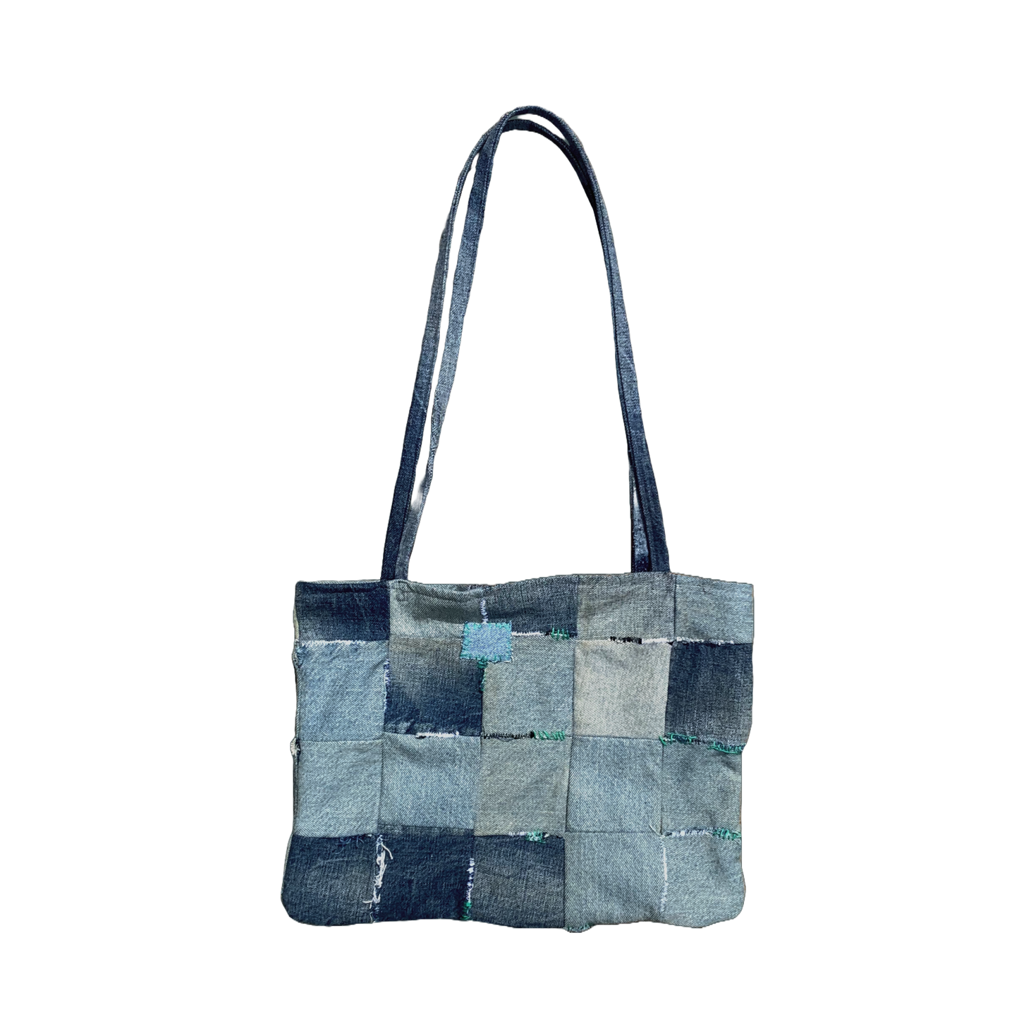 PATCHWORK DENIM TOTE (OOOO) - cottonsmith