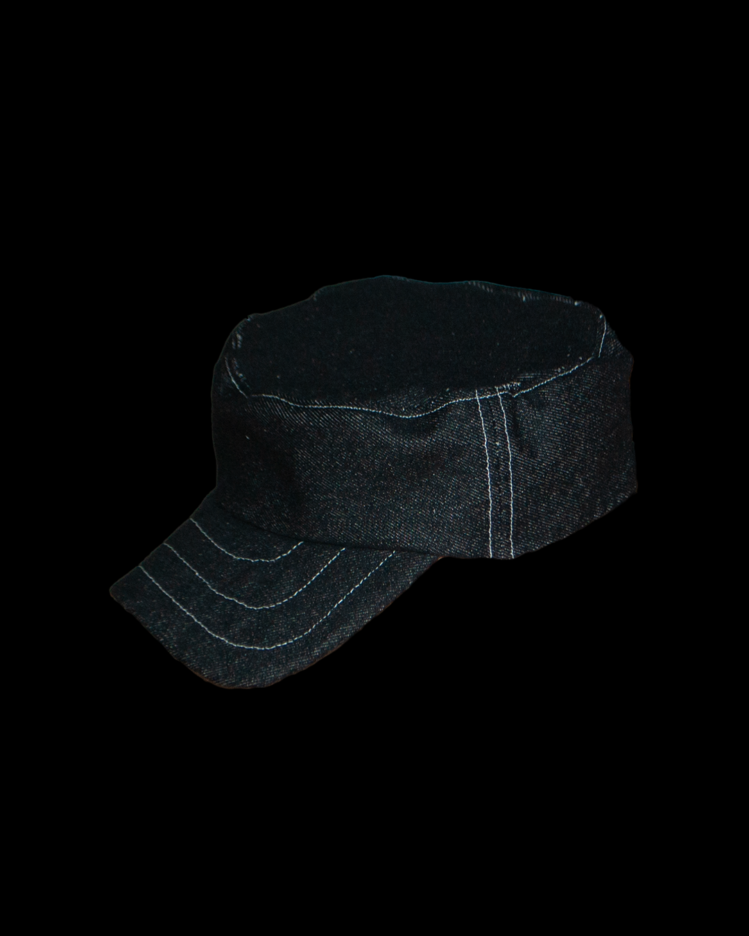 BLACK DENIM CAP