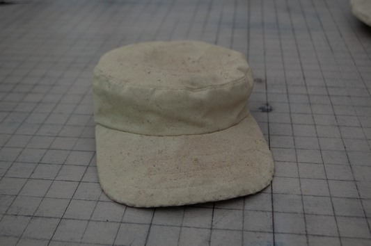 DISTRESSED PILLBOX HAT